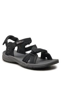 Jack Wolfskin Sandały Lakewood RiderSandal 4019041 Czarny. Kolor: czarny. Materiał: materiał