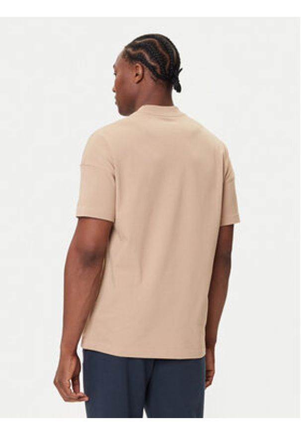 Adidas - adidas T-Shirt ALL SZN JX5083 Beżowy Loose Fit. Kolor: beżowy. Materiał: bawełna