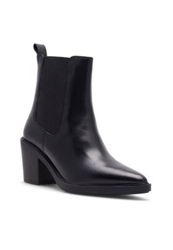 Gino Rossi Botki IRIS-110401 Czarny. Kolor: czarny. Materiał: skóra