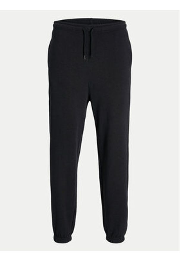 Jack & Jones Spodnie dresowe Morgan 12257964 Czarny Regular Fit. Kolor: czarny. Materiał: syntetyk, bawełna