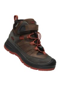 keen - Buty trekkingowe dla dzieci Keen Redwood Mid WP. Okazja: na co dzień. Kolor: szary. Sport: turystyka piesza