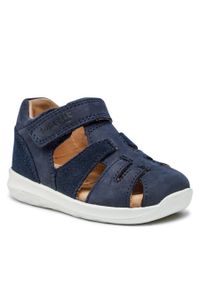Sandały Superfit 1-000392-8000 M Blau. Kolor: niebieski. Materiał: zamsz, skóra #1