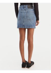 Hugo - HUGO Spódnica jeansowa Gilvie 50553182 Niebieski Regular Fit. Kolor: niebieski. Materiał: bawełna #3