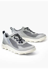 ecco - Buty outdoorowe męskie ECCO MX M LOW BREATHRU. Nosek buta: otwarty. Kolor: szary. Materiał: syntetyk, materiał #1