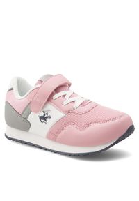 Beverly Hills Polo Club Sneakersy LH2211190(IV)DZ Różowy. Kolor: różowy. Materiał: materiał #2
