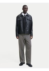 Jack & Jones Chinosy Bill 12293368 Szary Wide Leg. Kolor: szary. Materiał: syntetyk #3