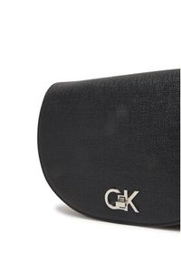 Calvin Klein Torebka Ck Hw Crossbody Saddle Bag_Tex K60K613233 Czarny. Kolor: czarny. Materiał: skórzane #5