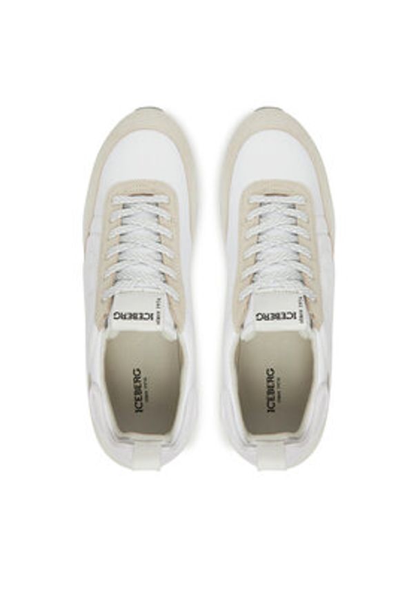 Iceberg Sneakersy IU17280J IU1728 Beżowy. Kolor: beżowy. Materiał: skóra