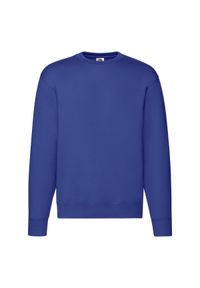 FRUIT OF THE LOOM - Męska Bluza Rozpinana Premium. Kolor: niebieski