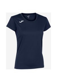 Damska koszulka sportowa Joma Record II, L, granatowa. Kolor: niebieski. Długość rękawa: krótki rękaw. Długość: krótkie. Sport: bieganie