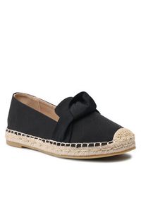 Jenny Fairy Espadryle WSS990-123 Czarny. Kolor: czarny. Materiał: materiał #7