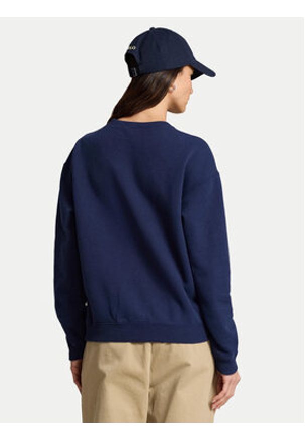 Polo Ralph Lauren Bluza 211943006002 Granatowy Relaxed Fit. Typ kołnierza: polo. Kolor: niebieski. Materiał: bawełna