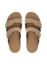 BOSS Klapki Surfley Sand MF 50563157 Beżowy. Kolor: beżowy. Materiał: skóra #2