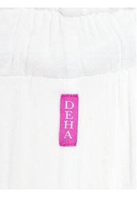 Deha Bermudy A00637 Biały Regular Fit. Kolor: biały. Materiał: wiskoza