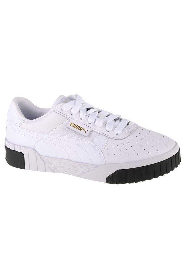 Adidasy Puma Cali, Kobiety. Kolor: biały. Materiał: tkanina, materiał, skóra, syntetyk. Sport: turystyka piesza