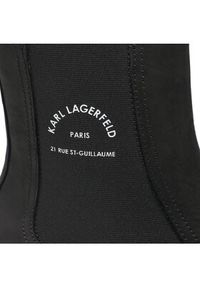Karl Lagerfeld - KARL LAGERFELD Sztyblety KL11241F Czarny. Kolor: czarny. Materiał: skóra #3