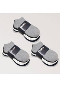 LEGEA - Skarpety techniczne treningowe Ghost - 15 par wielokolorowe. Kolor: szary, wielokolorowy, biały. Materiał: akryl, elastan. Sport: fitness #1