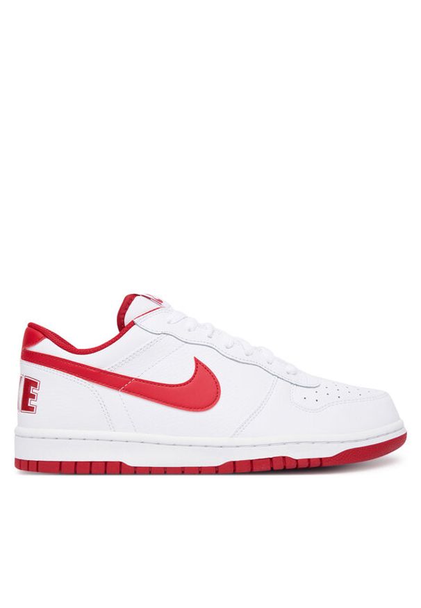 Nike Sneakersy Big Low 355152 Biały. Kolor: biały. Materiał: skóra