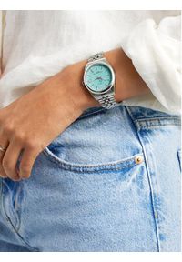 Timex Zegarek Legacy Day and Date Tiffany TW2V68400 Srebrny. Kolor: srebrny