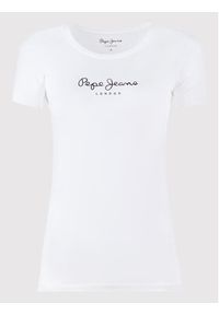 Pepe Jeans T-Shirt PL502711 Biały Slim Fit. Kolor: biały. Materiał: bawełna #3