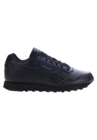 Reebok - Buty na co dzień młodzieżowe REEBOK ROYAL GLIDE skóra. Okazja: na co dzień. Zapięcie: sznurówki. Kolor: czarny. Materiał: skóra. Szerokość cholewki: normalna. Model: Reebok Royal. Sport: turystyka piesza