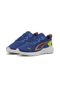 Puma - Młodzieżowe sneakersy All-Day Active PUMA. Kolor: pomarańczowy, zielony, wielokolorowy, żółty