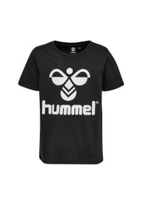 Koszulka dziecięca Hummel hmltres. Kolor: czarny. Materiał: jersey, bawełna. Sport: piłka nożna #1