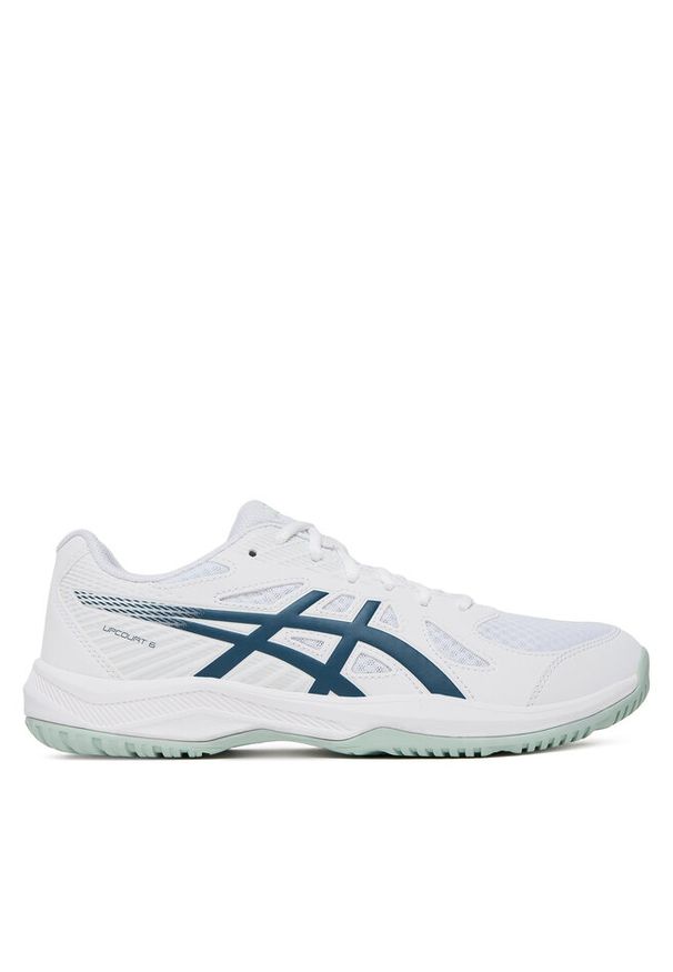 Buty halowe Asics. Kolor: biały