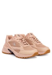 Calvin Klein Sneakersy Hike Runner Mesh Mix Ck YW0YW01994 Pomarańczowy. Kolor: pomarańczowy. Materiał: skóra #5