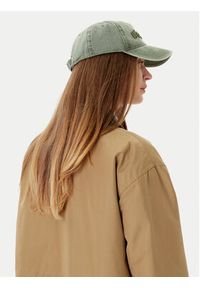 Weekend Max Mara Czapka z daszkiem Bruno 2525576024 Khaki. Kolor: brązowy. Materiał: materiał, bawełna