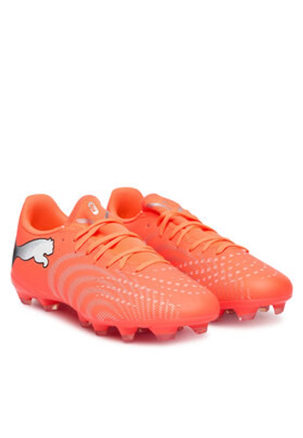 Puma Buty do piłki nożnej Future 9 Play Fg/Ag 108715 01 Pomarańczowy. Kolor: pomarańczowy. Materiał: skóra