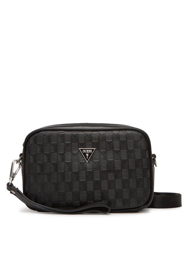 Guess Saszetka PMTODE P5145 Czarny. Kolor: czarny. Materiał: skóra