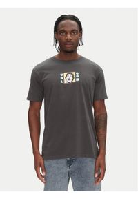 Volcom T-Shirt Space Thing A5212502 Szary Classic Fit. Kolor: szary. Materiał: bawełna
