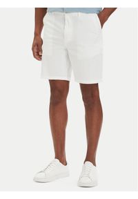 BOSS Szorty materiałowe H-Kane1 50555235 Biały Modern Fit. Kolor: biały. Materiał: bawełna #1