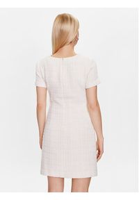 Pinko Sukienka codzienna 100946 A0UO Écru Regular Fit. Okazja: na co dzień. Materiał: bawełna. Typ sukienki: proste. Styl: casual
