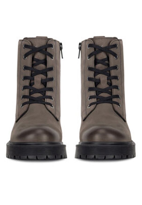 Lasocki Trzewiki WI23-STYX-10 Szary. Kolor: szary. Materiał: skóra, nubuk