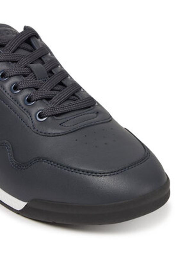 BOSS Sneakersy Titanium SL 50542099 Granatowy. Kolor: niebieski. Materiał: skóra