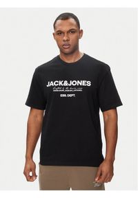 Jack & Jones - Jack&Jones T-Shirt Gale 12247782 Czarny Relaxed Fit. Kolor: czarny. Materiał: bawełna