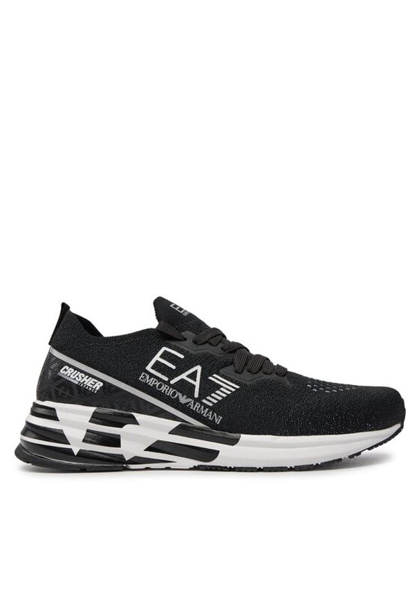 EA7 Emporio Armani Sneakersy X8X095 XK240 A120 Czarny. Kolor: czarny. Materiał: materiał