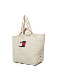 Tommy Jeans Torebka Tjw Wave Flag Med Tote AW0AW18466 Beżowy. Kolor: beżowy #5