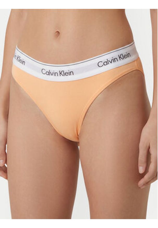 Calvin Klein Underwear Figi klasyczne LV00QF8520 Pomarańczowy jasny. Kolor: pomarańczowy. Materiał: bawełna