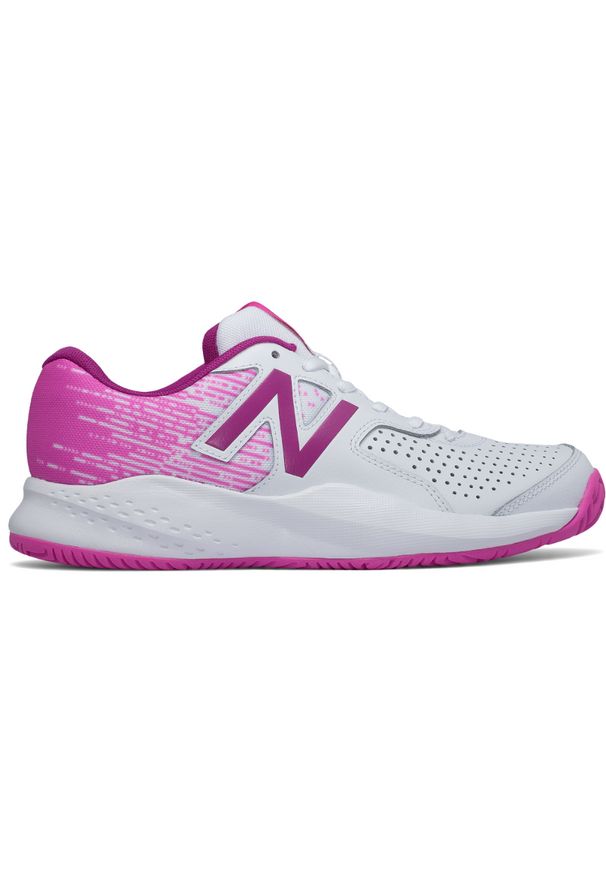 New Balance WC696WP3. Materiał: materiał. Wzór: jodełka. Sport: tenis