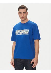 Hugo - HUGO T-Shirt Nurix 50545128 Niebieski Regular Fit. Kolor: niebieski. Materiał: bawełna