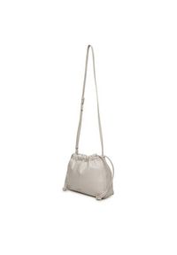 Calvin Klein Jeans Torebka Drawstring Crossbody26 LV04K3060G Biały. Kolor: biały. Materiał: skórzane #3