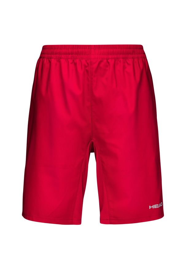 Head - Krótkie spodenki męskie CLUB. Kolor: czerwony. Materiał: materiał. Długość: krótkie. Sezon: lato