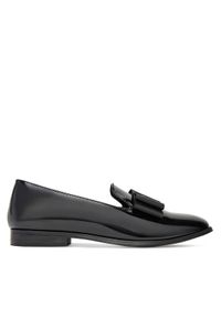 DeeZee Loafersy 20232-1 Czarny. Kolor: czarny. Materiał: skóra