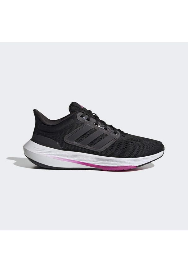 Adidas - Buty Ultrabounce. Kolor: czarny, różowy, wielokolorowy. Materiał: materiał. Sport: bieganie