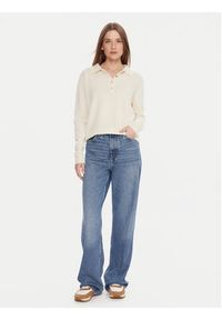 Kontatto Sweter 3M0977C Écru Regular Fit. Materiał: wełna #3