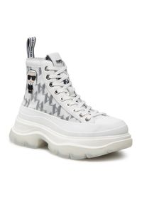 Karl Lagerfeld - Sneakersy KARL LAGERFELD. Kolor: biały. Materiał: nylon