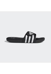 Adidas - Klapki basenowe dla dorosłych Adissage. Kolor: biały, wielokolorowy, czarny